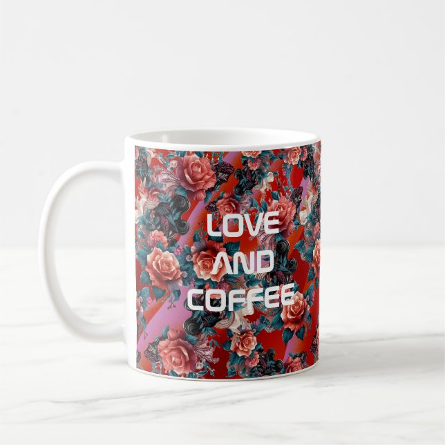 Caneca De Café Amor e Café (Esquerda)