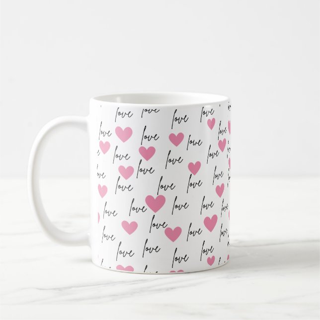 Caneca De Café Amor e Corações Sweetheart Mug (Esquerda)