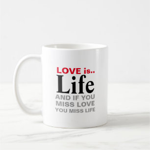 Caneca De Café Amor é Mug