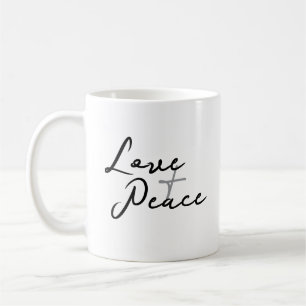 Caneca De Café Amor e Paz