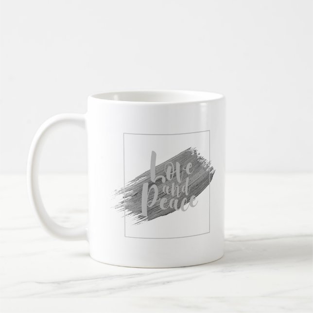Caneca De Café Amor e paz, Lovemug, Café Mug (Esquerda)