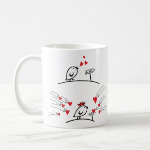 Caneca De Café AMOR ECHO - Pássaros Cômicos Tweetlercools 1