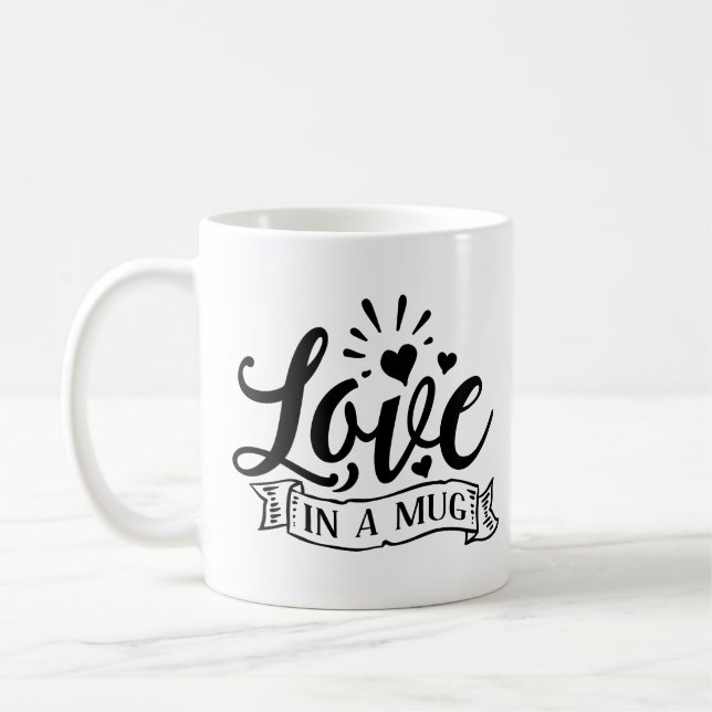 Caneca De Café Amor em Mug (Esquerda)