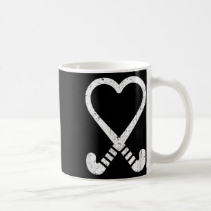 Caneca De Café Amor engraçado de hóquei em campo para mulheres jo