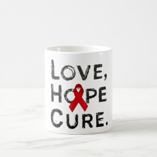 Caneca De Café Amor, Esperança, Cure