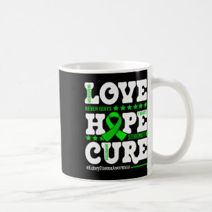 Caneca De Café Amor Esperança Curta Doença Renal Guerreira Sensib
