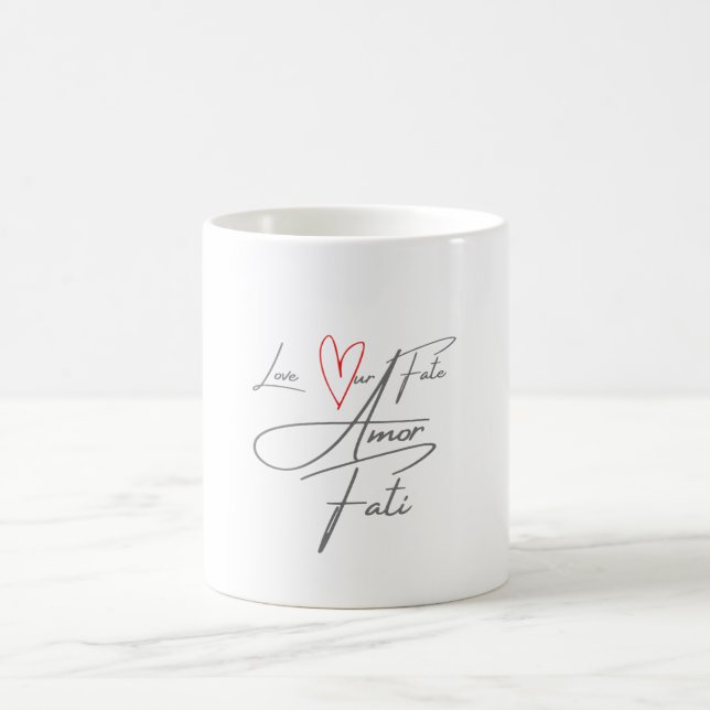 Caneca De Café Amor Fati - Ame Nosso Destino (Centro)