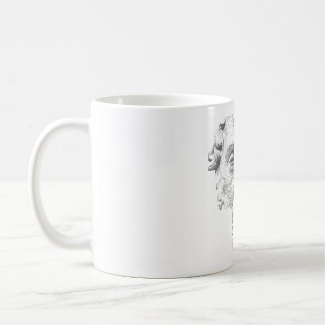 Caneca De Café Amor Fati Cerâmica Mug (Esquerda)