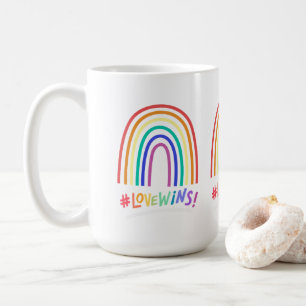 Caneca De Café Amor ganha diversão Arco-Íris