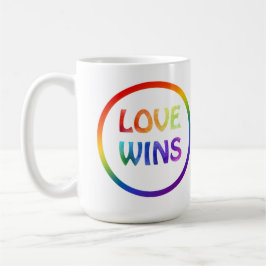 Caneca De Café Amor ganha Orgulho Arco-Íris