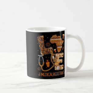 Caneca De Café Amor Imagem Médica Invólucro Afro História Negra P