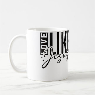 Caneca De Café Amor Inspirador Como Jesus Encorajando Cristão