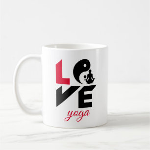 Caneca De Café Amor ioga