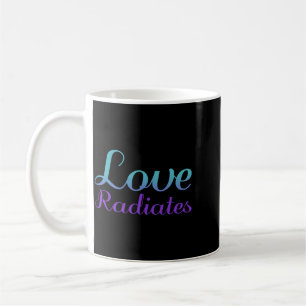 Caneca De Café Amor Irradia Conscientização sobre Prevenção de Su