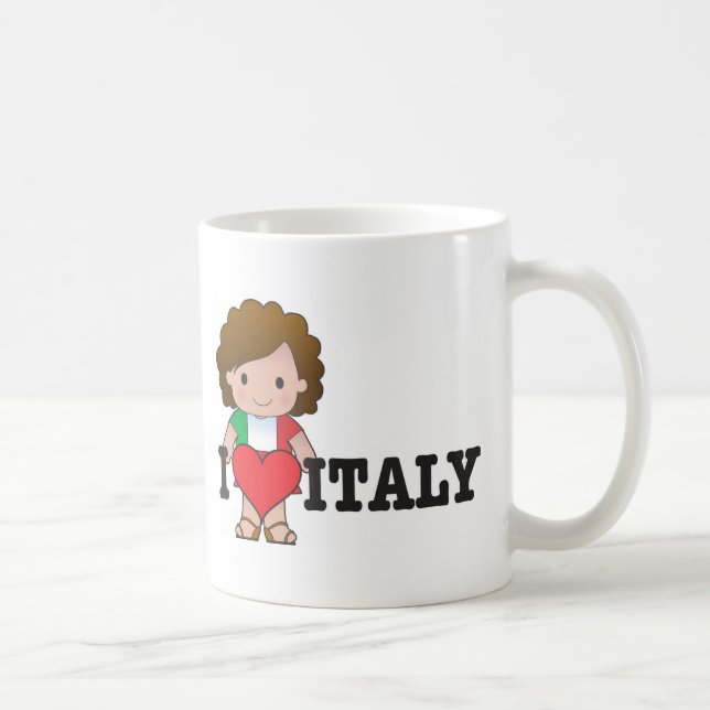 Caneca De Café Amor Italia (Direita)