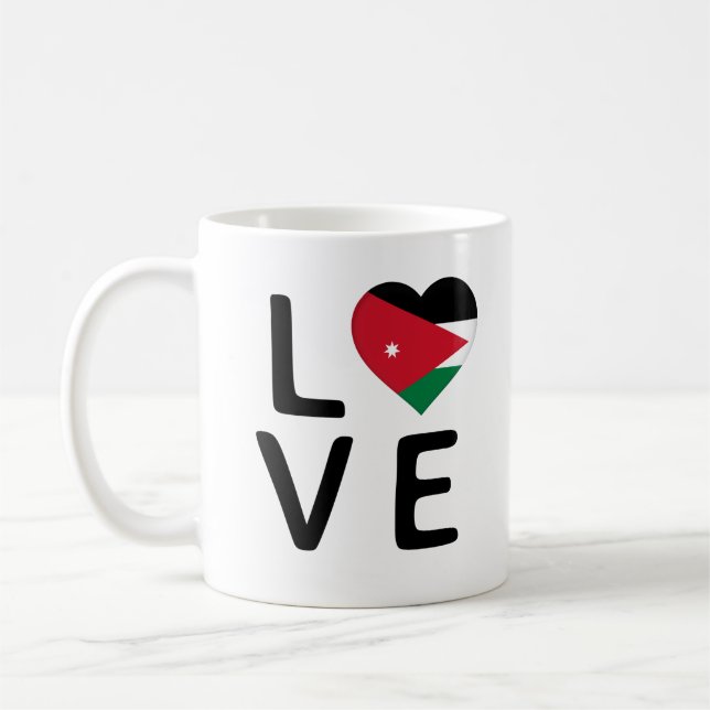 Caneca De Café Amor - Jordan Flag (Esquerda)