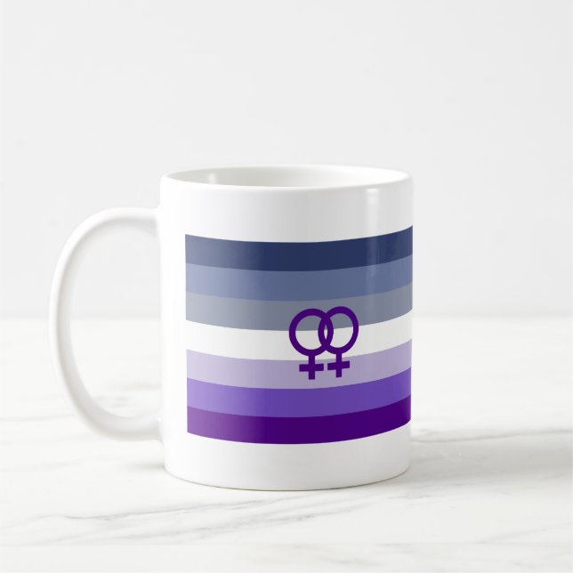 Caneca De Café Amor Lésbico Butch Orgulho WLW (Esquerda)