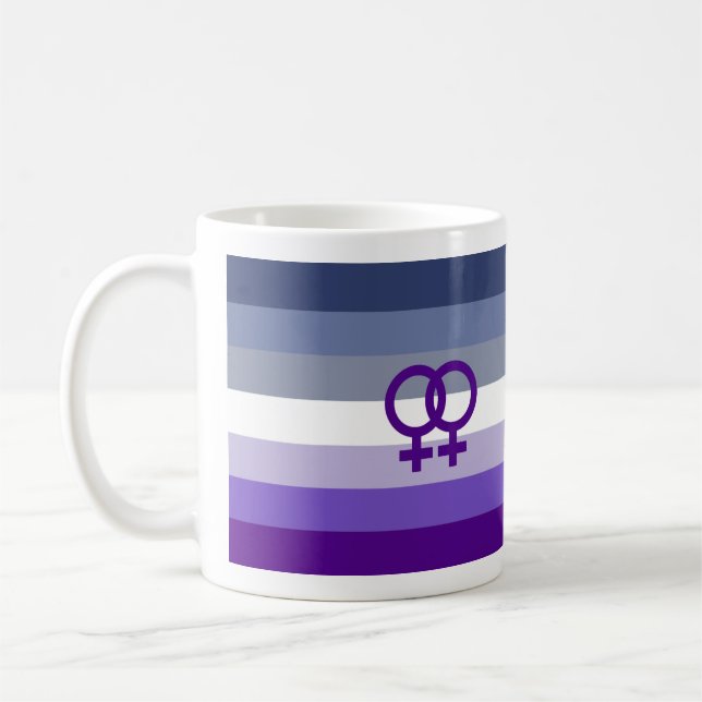Caneca De Café Amor Lésbico Butch Orgulho WLW (Esquerda)