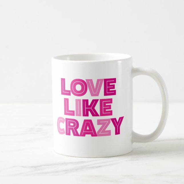 Caneca De Café Amor Louco. (Direita)