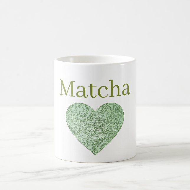 Caneca de Café Amor Matcha (Centro)
