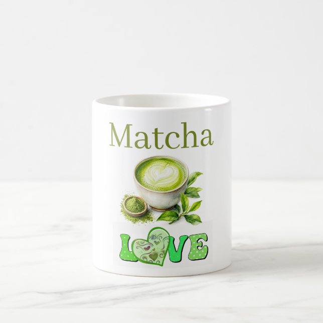 Caneca de Café Amor Matcha (Centro)