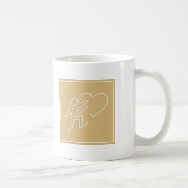CANECA DE CAFÉ AMOR (MEL) (Direita)