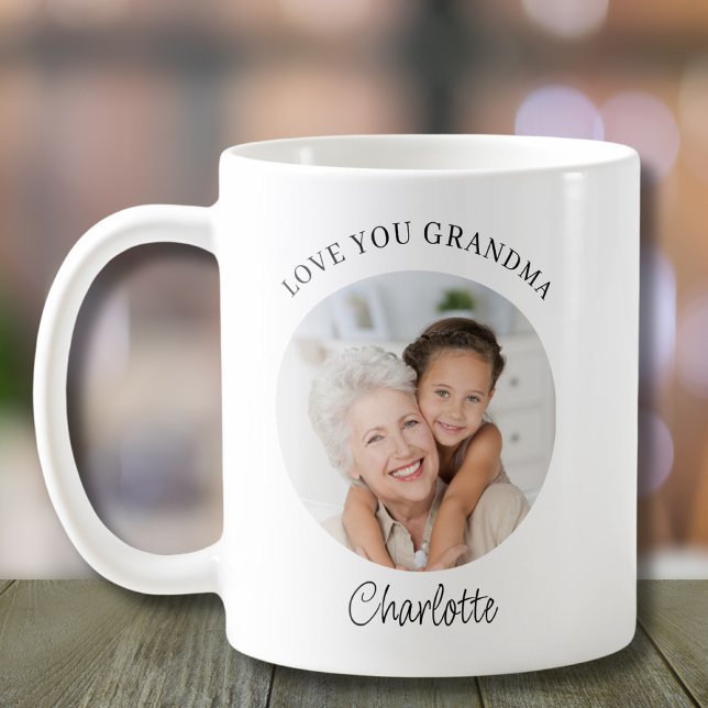 Caneca De Café Amor Moderno pela Vovó  (Criador carregado)