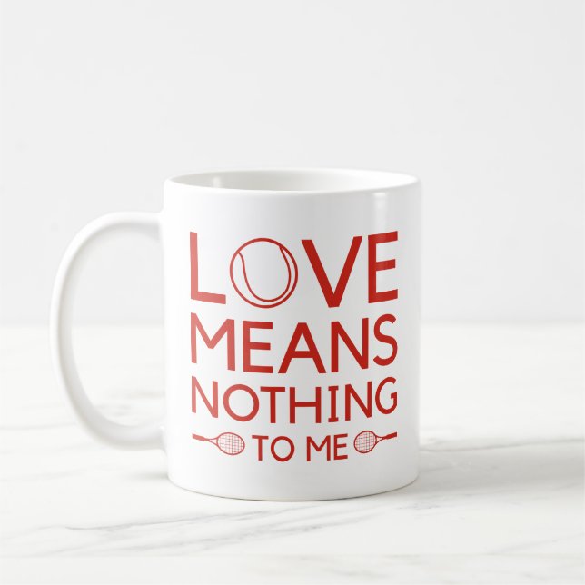 Caneca De Café Amor Não Significa Nada Para Mim (Esquerda)