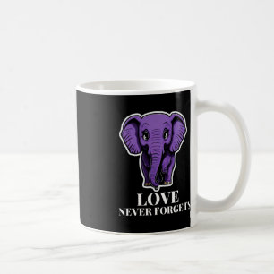 Caneca De Café Amor Nunca Esquece Elefante Para Mulher Alzheimer