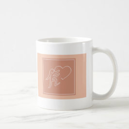 CANECA DE CAFÉ AMOR (PEACH)