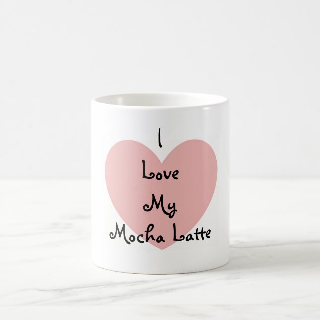 Caneca de Café Amor Pelo Meu Mocha Latte (Centro)