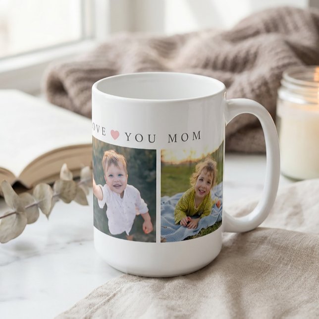 Caneca De Café Amor Personalizado Mãe Ama Você (Criador carregado)