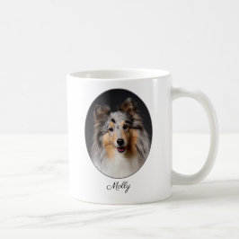 Caneca De Café Amor Personalizado por Sheltie Blue Merle