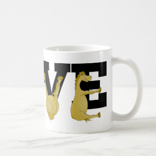 Caneca De Café AMOR pônei ágil