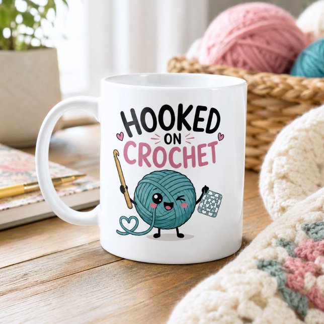 Caneca De Café Amor por Crochê Caprichoso (Criador carregado)