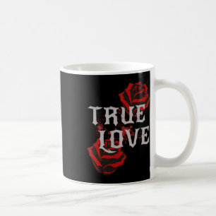 Caneca De Café Amor Punk Rosa Gótico Música de Rock Estudantil no