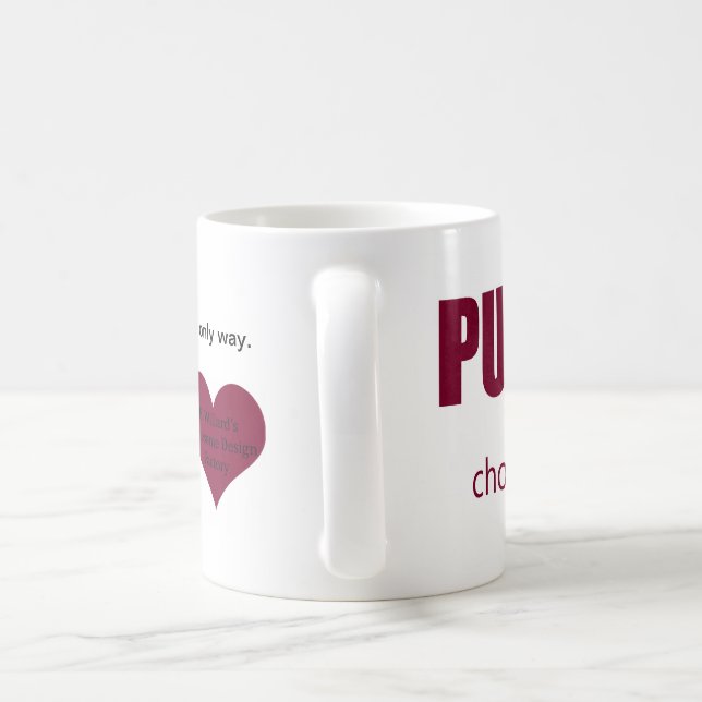 Caneca De Café Amor puro - escolhe todos - design solitário (Alça)