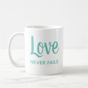 Caneca De Café Amor romântico nunca falha o presente de relacion