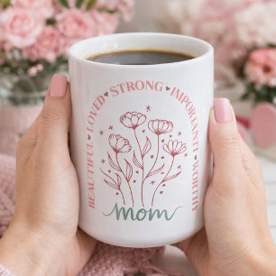 Caneca De Café Amor sangrento para a mãe