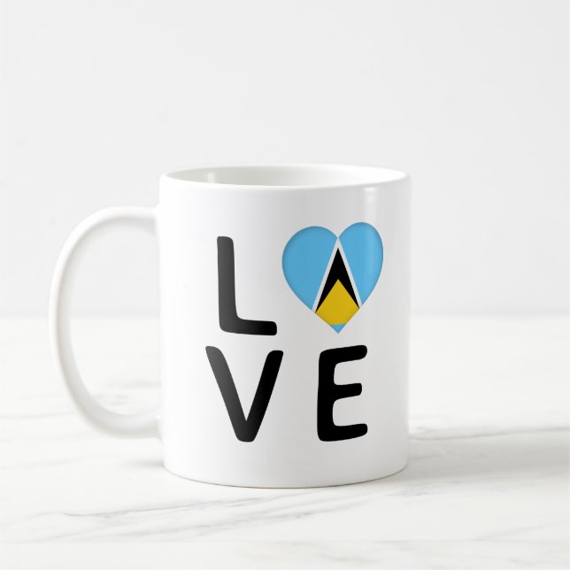 Caneca De Café Amor - Santo Lucia Flag (Esquerda)