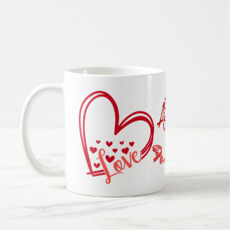 Caneca De Café Amor - Sempre e para sempre Mu