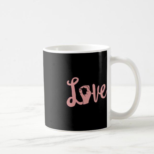Caneca De Café Amor Sempre ganha Consciência de Deficientes Audit (Direita)