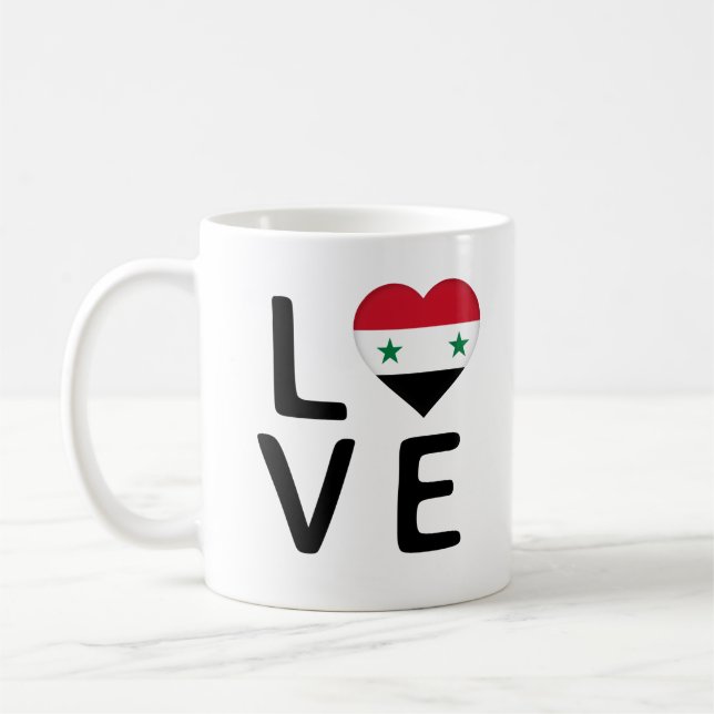 Caneca De Café Amor - Sinalizador Síria (Esquerda)