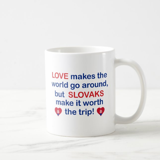 Caneca De Café Amor Slovaks (Direita)