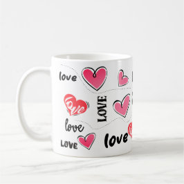 Caneca De Café amor suado coração