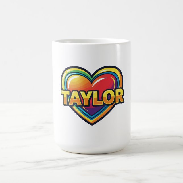 Caneca De Café Amor Taylor (Centro)