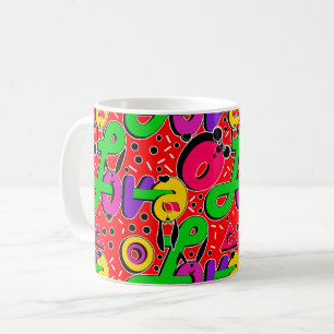 Caneca De Café Amor, tipografia