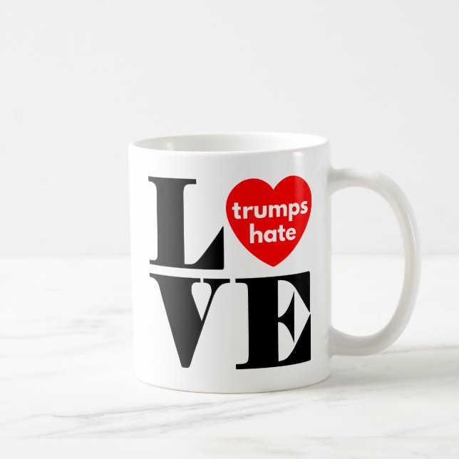 Caneca De Café Amor Trumps Ódio (Direita)