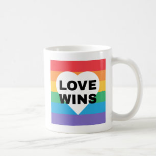 Caneca De Café Amor vence   ORGULHO GAY