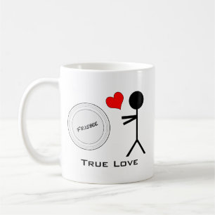 Caneca De Café Amor verdadeiro do Frisbee final